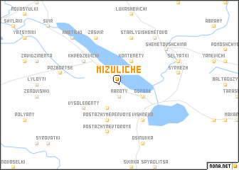 map of Mizuliche