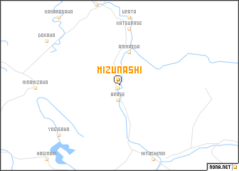 map of Mizunashi