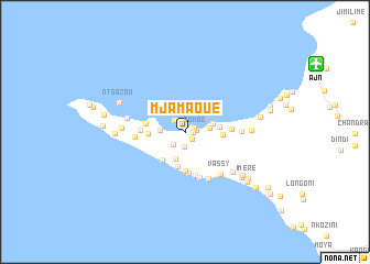 map of Mjamaoué