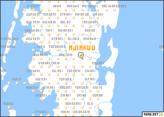 map of Mjimkuu