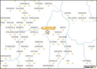 map of Mjondo