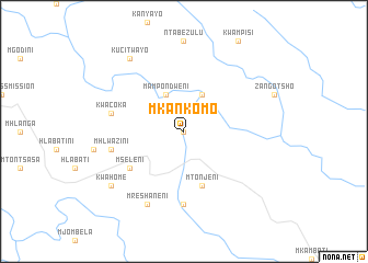 map of Mkankomo