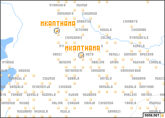 map of Mkanthama