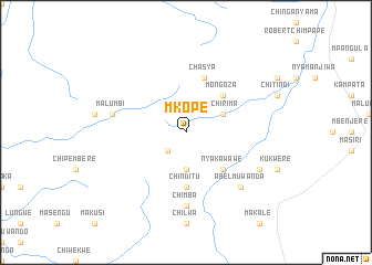 map of Mkope