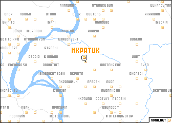 map of Mkpatuk