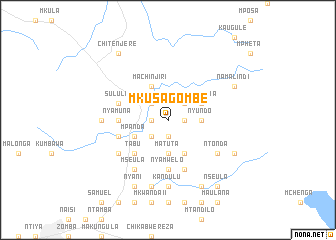 map of Mkusagombe