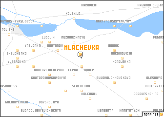 map of Mlachevka
