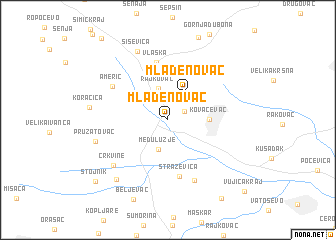 map of Mladenovac