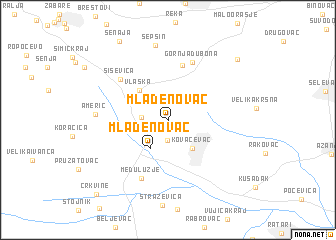 map of Mladenovac
