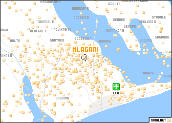 map of Mlagani