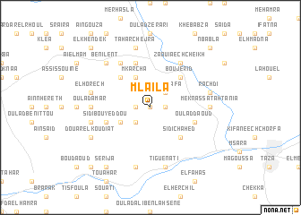 map of Mlaïla