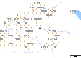 map of Mlolo