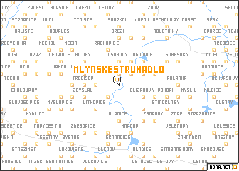 map of Mlýnské Struhadlo