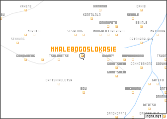map of Mmalebogoslokasie