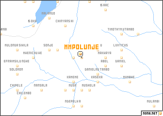 map of Mmpolunje