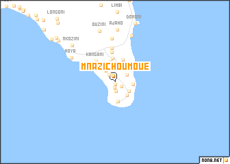 map of Mnazichoumoué