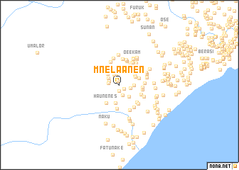 map of Mnelaanen