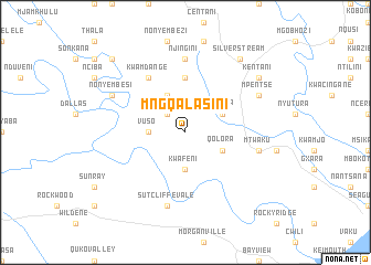 map of Mngqalasini