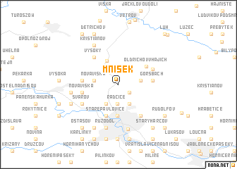 map of Mníšek