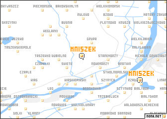 map of Mniszek