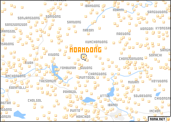 map of Moam-dong