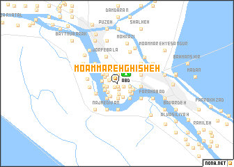 map of Mo ‘ammareh Ghisheh