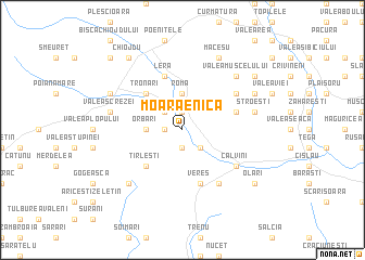 map of Moara Enica