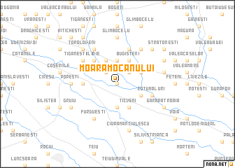 map of Moara Mocanului