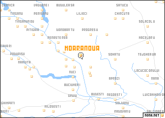 map of Moara Nouă