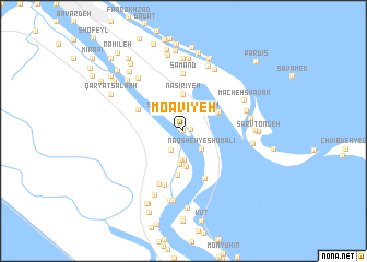 map of Mo‘āvīyeh