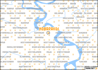 map of Mobārakdi