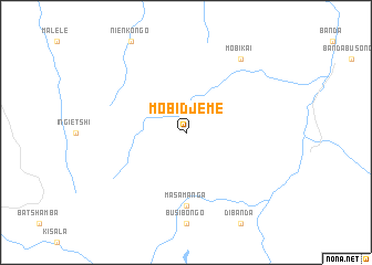 map of Mobi-Djeme