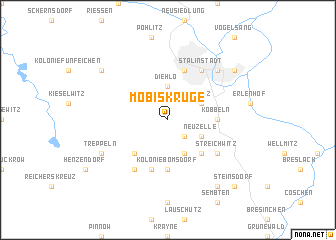 map of Möbiskruge