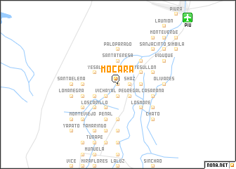 map of Mocará