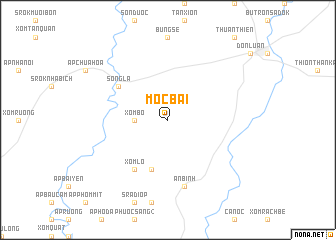 map of Mộc Bái