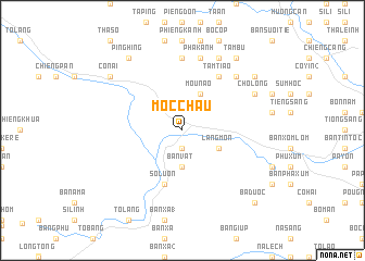 map of Mộc Châu