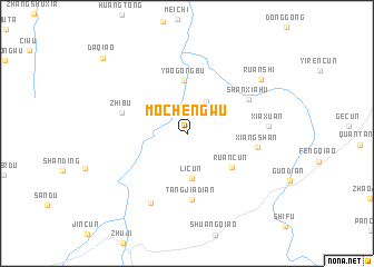 map of Mochengwu