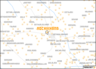 map of Mochi Khāna
