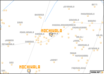 map of Mochīwāla