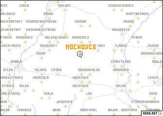 map of Mochovce