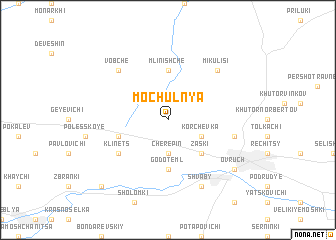 map of Mochulʼnya