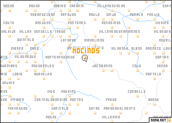 map of Mociños