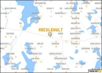 map of Möcklehult