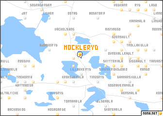 map of Möckleryd