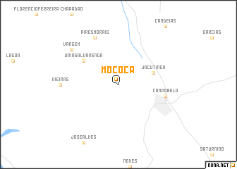 map of Mococa