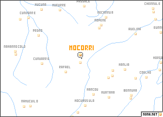 map of Mocorri