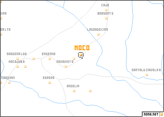 map of Mocó