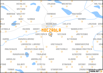 map of Moczadła