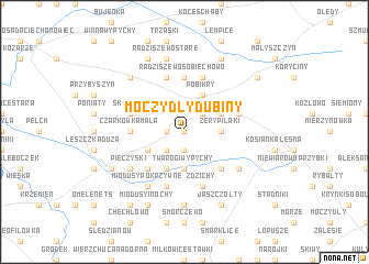 map of Moczydły Dubiny