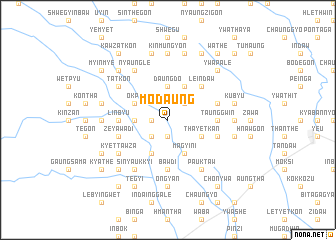 map of Modaung